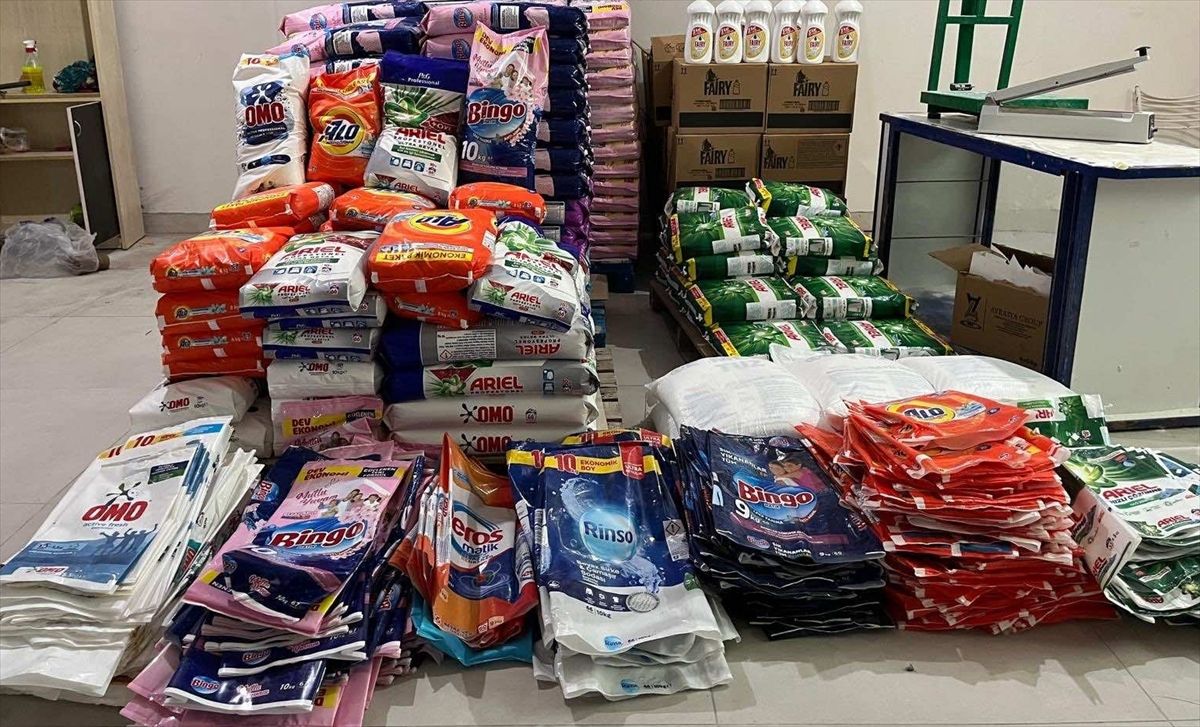 Ankara’da 3 Ton Sahte Deterjan Ele Geçirildi