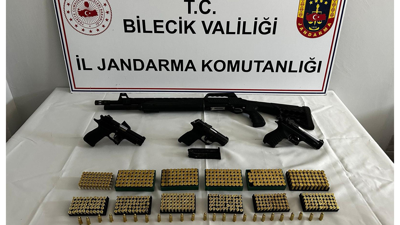 Bilecikte ruhsatsiz silah operasyonu O6s6mSsM