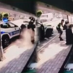 Fatihte polis araci park halindeki motosiklete carpti 3 yarali iT6lJHY5